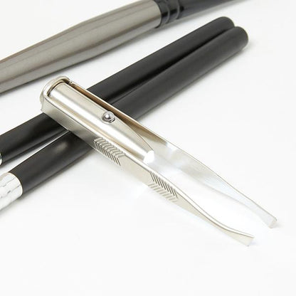 Stainless Steel LED Tweezers - Home Salon Precision Hand Tool