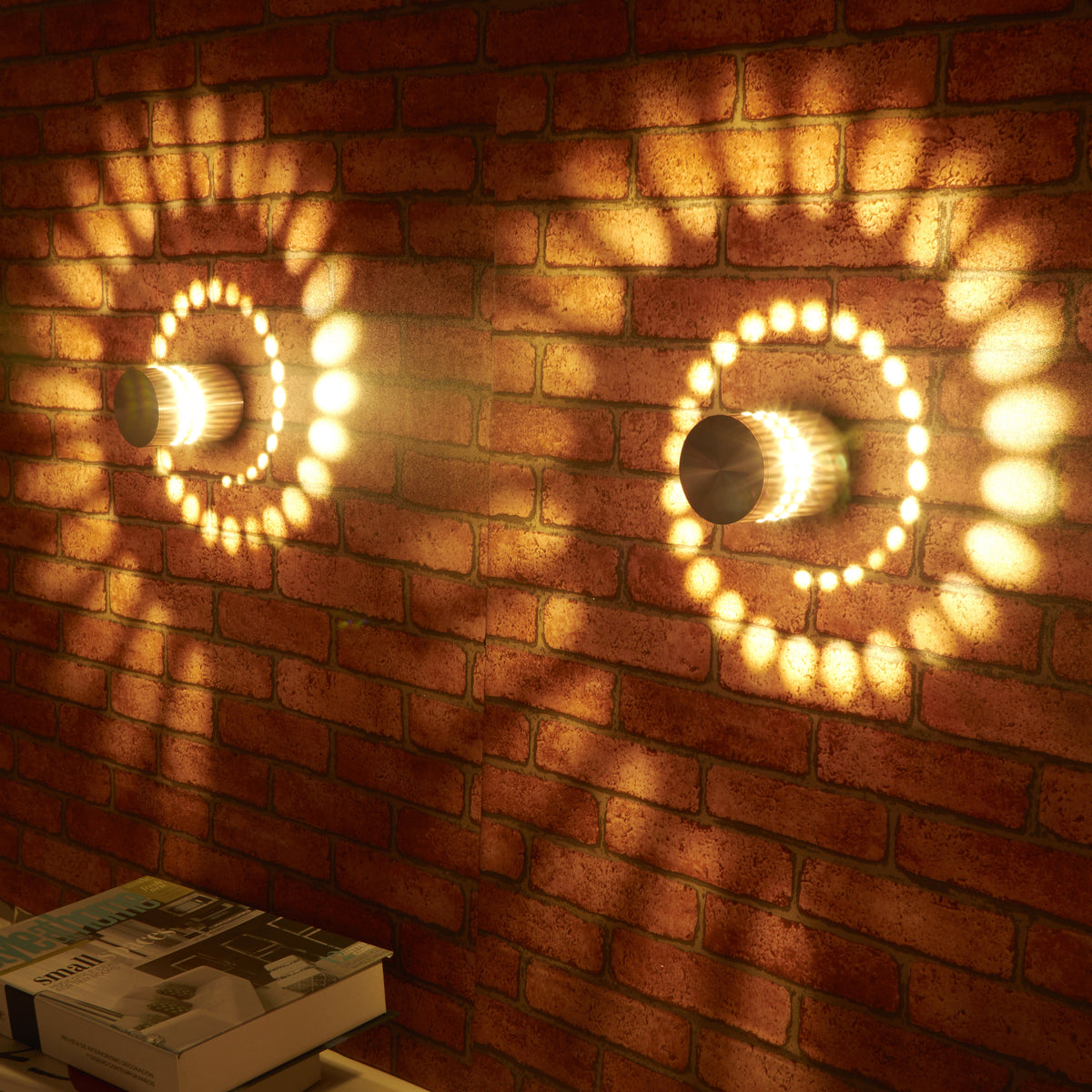 Spiral Sconce Decorative Wall Lamp - Artistic Wall Mounted Lighting Fixture For Living Room Hallway Bedroom