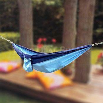 Teffeta Double Size Camping Hammock (Easy Folding)-Next Deal Shop-Next Deal Shop