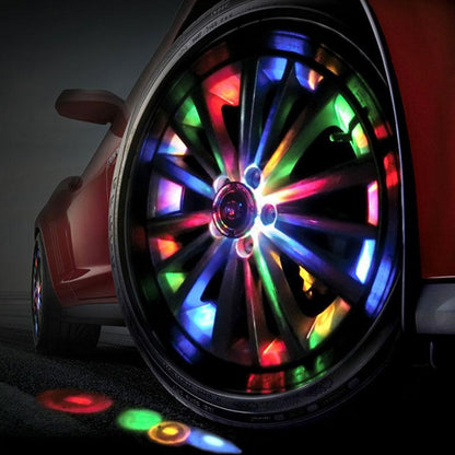 Solar-Powered LED Wheel Light - Easy Installation