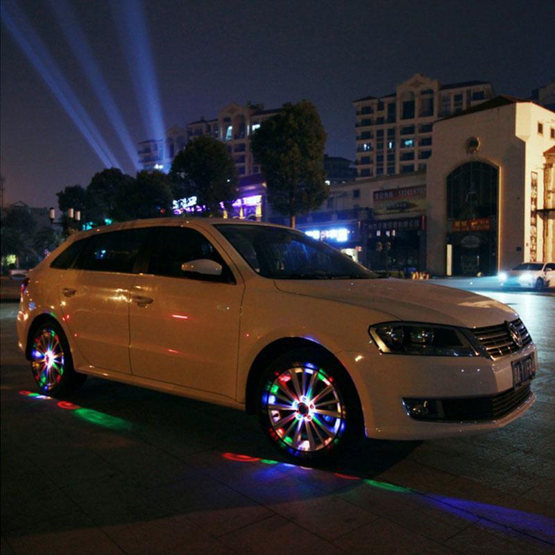 Solar-Powered LED Wheel Light - Easy Installation
