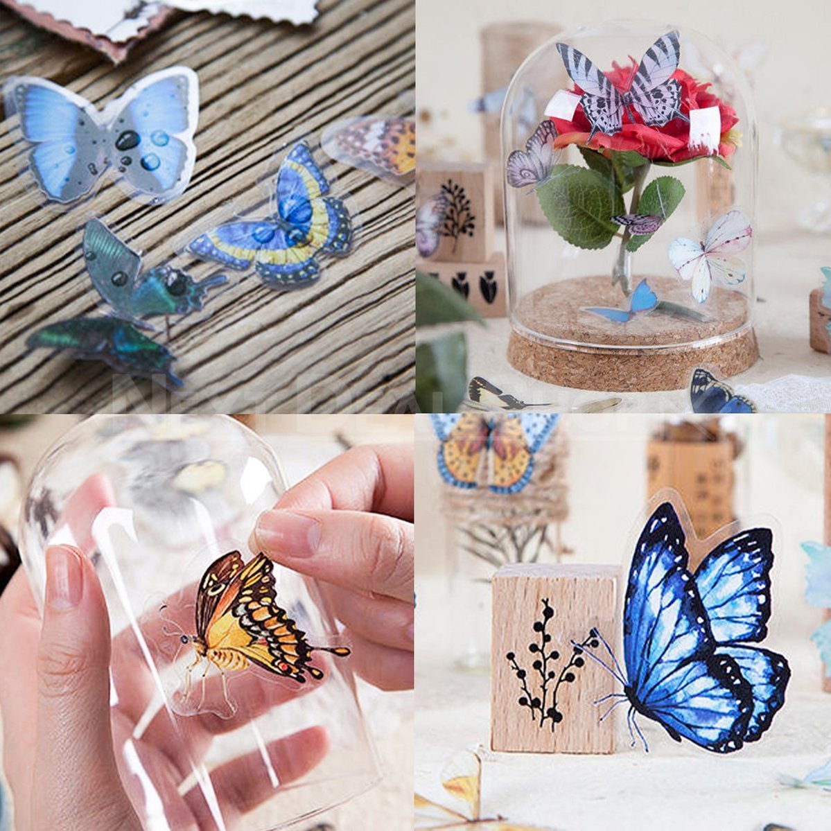 Transparent Bird and Butterfly Stickers-Next Deal Shop-Next Deal Shop