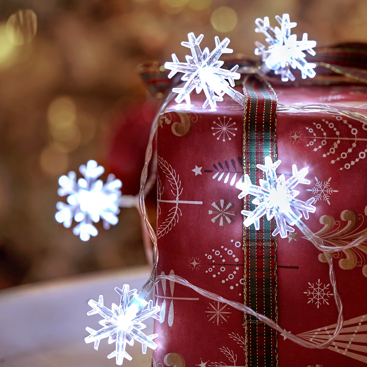 XMAS Snowflakes LED String Lights
